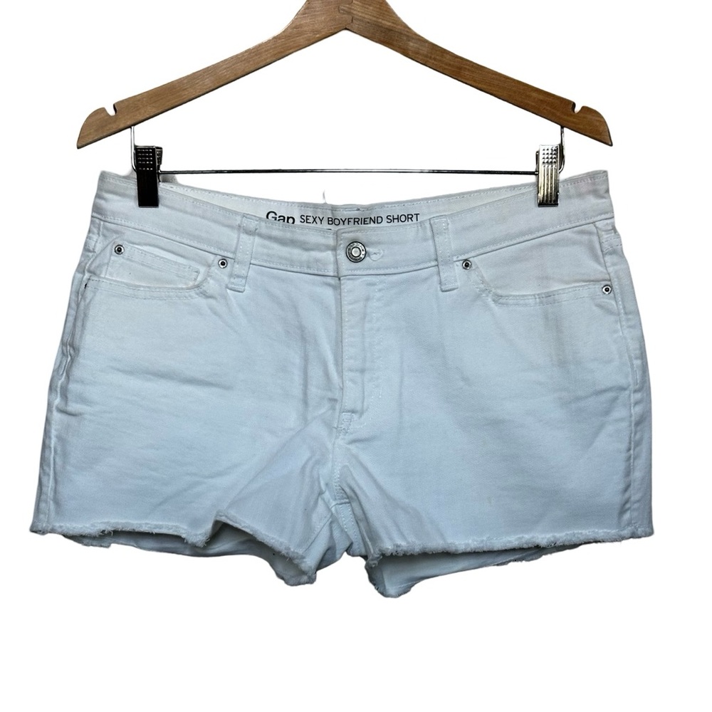 Gap Sexy Boyfriend Short White Women Size 8/29.
